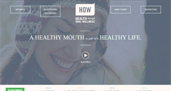 Desktop Screenshot of healththroughoralwellness.com