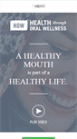 Mobile Screenshot of healththroughoralwellness.com